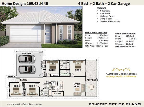 4 Bedroom House Plan